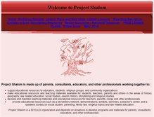 Tablet Screenshot of israelforum.comwww.projectshalom2.org